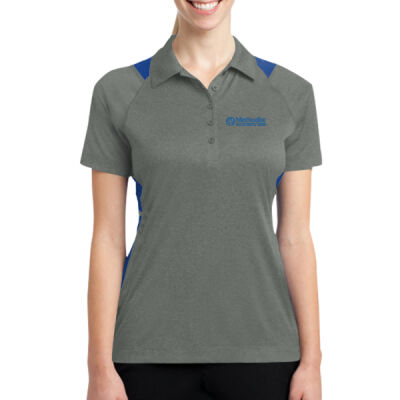 Methodist - Ladies Heather Colorblock Polo Thumbnail
